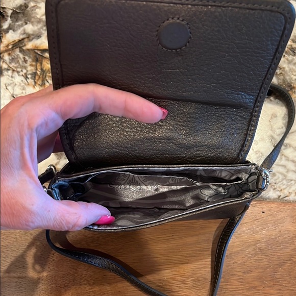 Brighton Elegant dark brown Embellished Women's small crossbody - Picture 3 of 6
